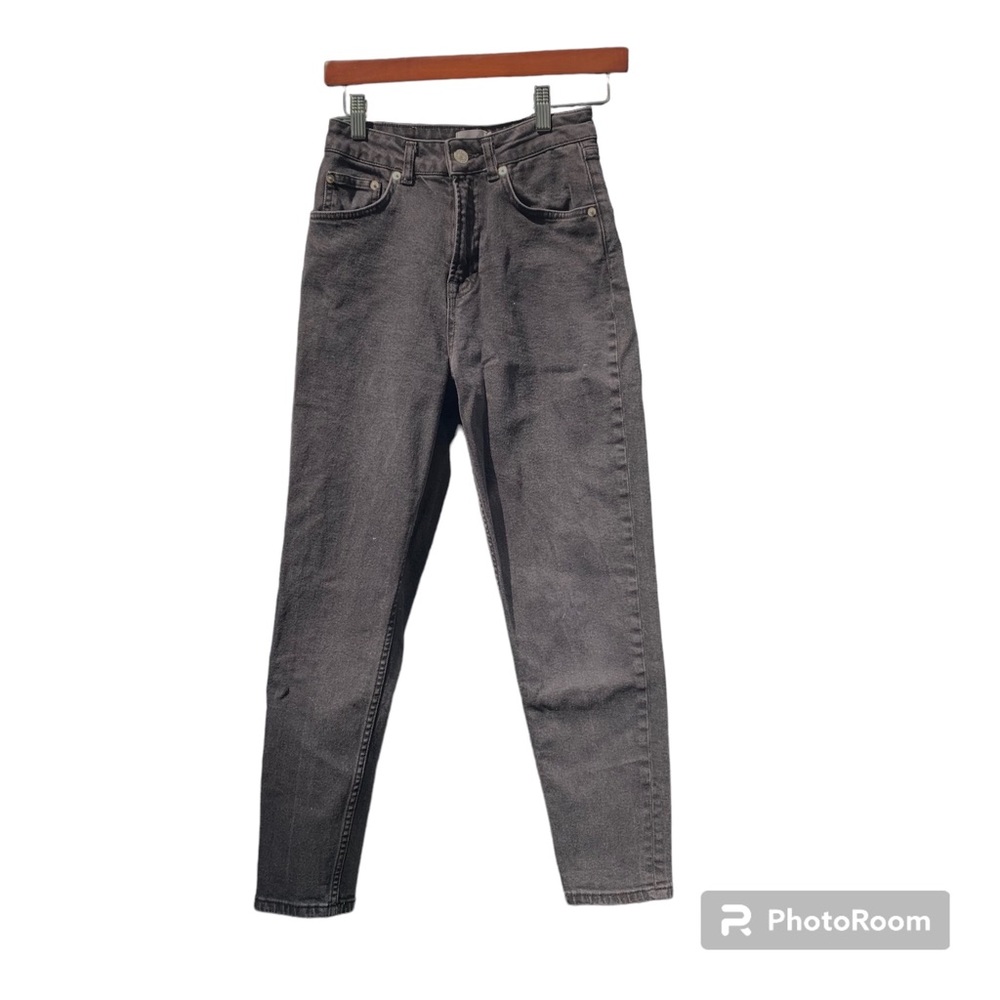 NA-KD Black Straight Leg Jeans 29” inseam